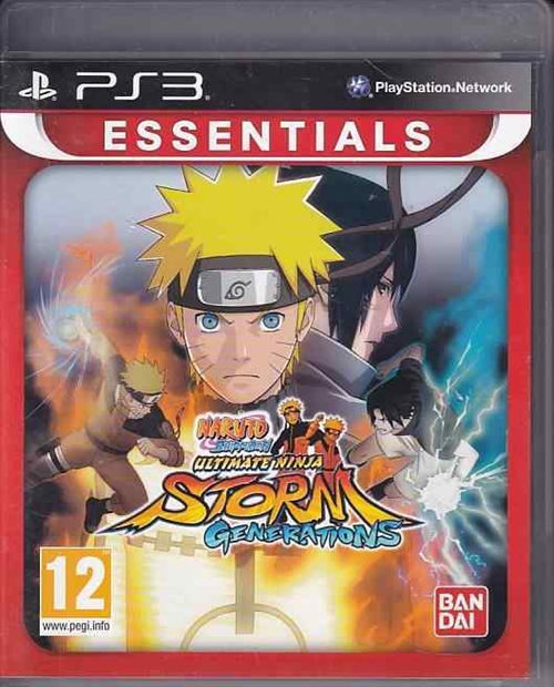 Naruto Shippuden Ultimate Ninja Storm Generations Essentials - PS3 (B Grade) (Genbrug)
